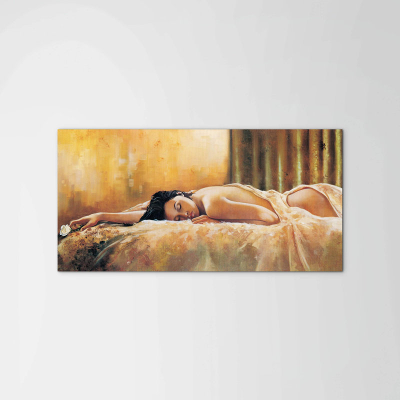 Josephin by Art Studio 50cm H x 100cm W High Quality Print on Frameless Panel, Lightweight, Ready to Hang, MetalArt Materic