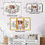 Teckel monochrome - ensemble d'art sur toile animaux_80600-1175125221-1175125220