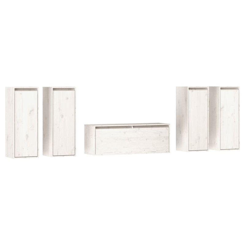 Gerlac Unfinished Entertainment Centre, White