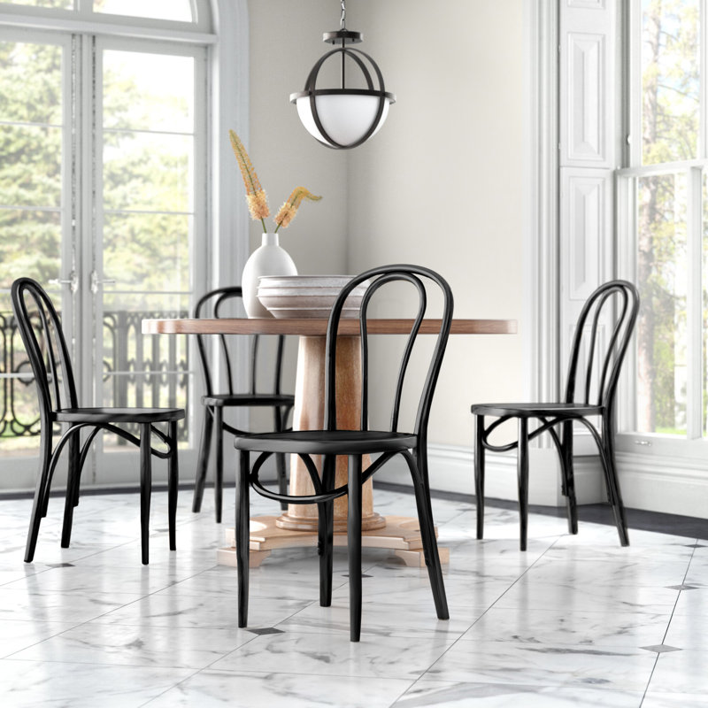 Eon' Wood Dining Chair, Black
