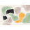 Papier peint fond blanc avec texture aquarelle amovible