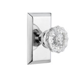 Studio Plate with Crystal Door Knob