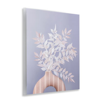 «Ruscus Plant Circular Vase Circular Wall Art» par Sissi et Seb