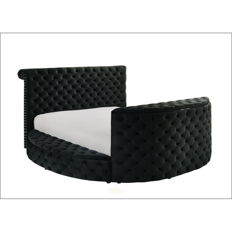 Luxurious Queen Size Bed, Black