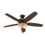 Ventilateur de plafond 52 pales standard 52 po avec chaîne de traction et ensemble d'éclairage inclus Builder Deluxe-12031364