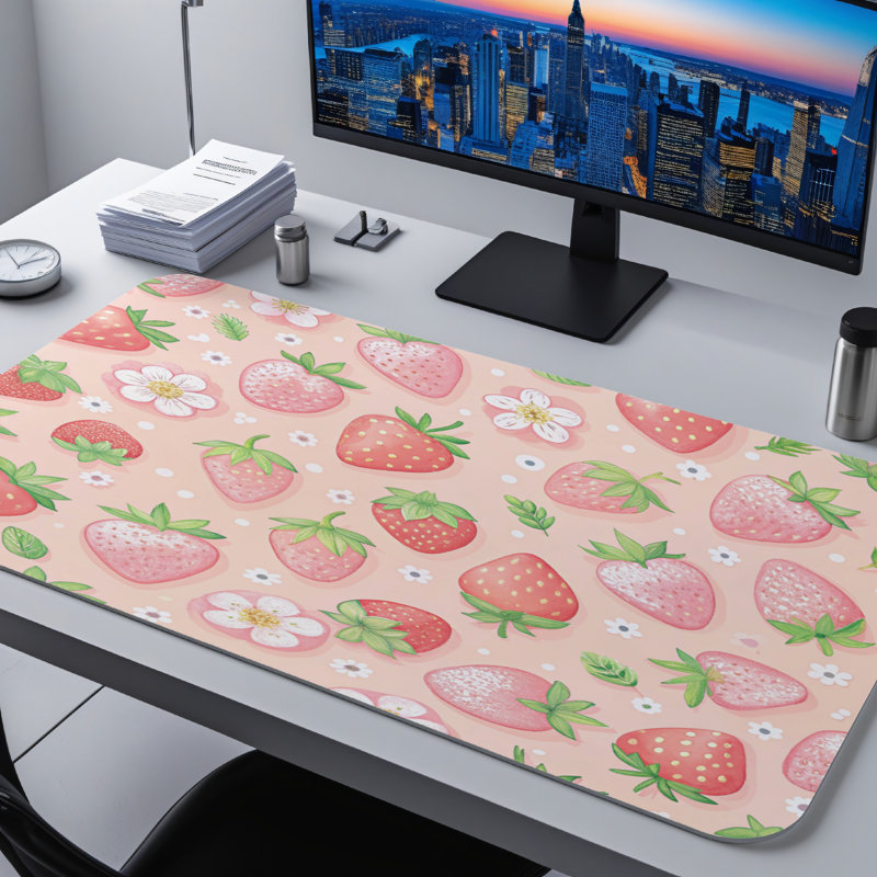Polyester Desk Pad, 31.5x15.5