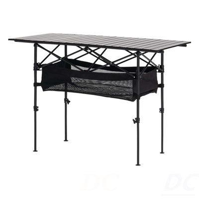 Table de camping pliante en aluminium