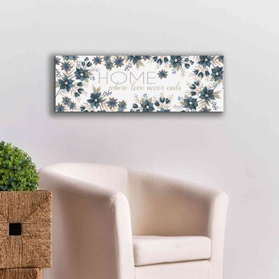 «Home - Where Love Never Ends» par Cindy Jacobs, estampe numérique sur toile