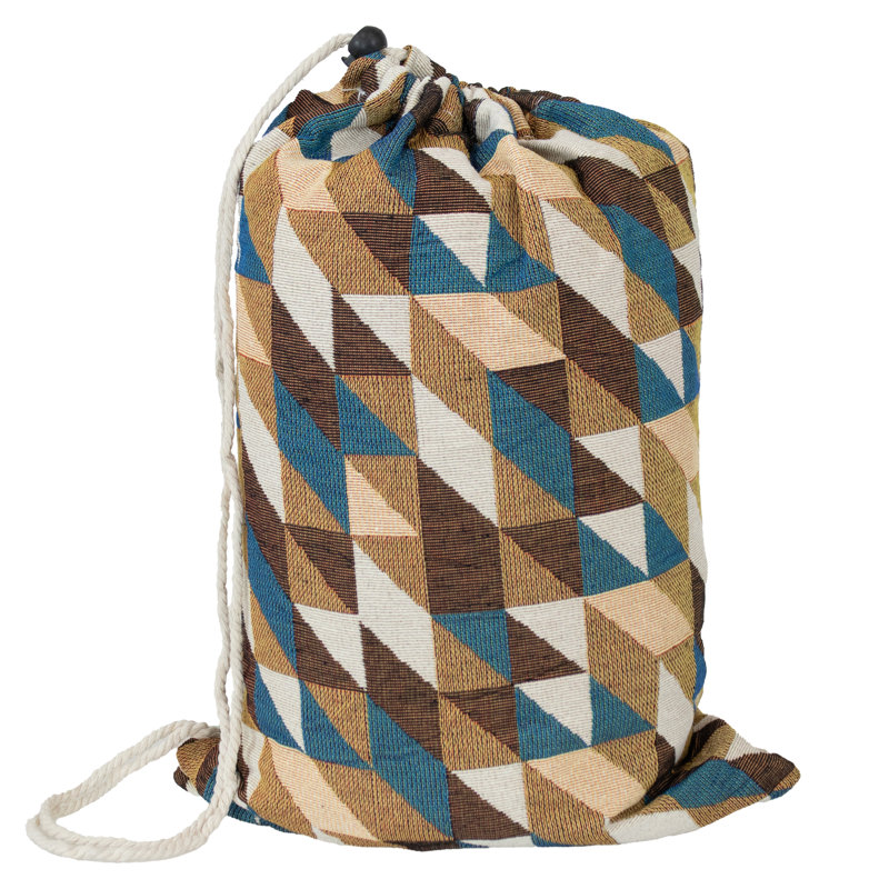 Jacquard Double Hammock - Geometric Jumble