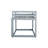 Twin Over Loft Bed Grey - Crafted From Solid Rubber Wood And Provided With A For Easy Access Wooden With Convenience-1084975833