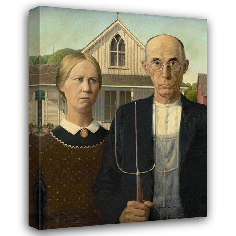 American Gothic, vers 1930, H 48 po x l 36 po