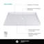 60" W x 36" D Double Threshold Shower Base-87118298