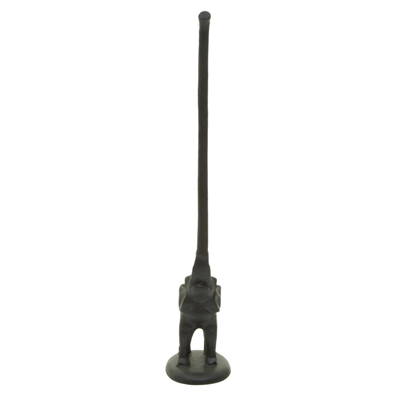 Kandra Free Standing Toilet Paper Holder, Black