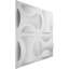 Couvre-panneaux muraux décoratifs en 3D H 19 5/8 po x l 19 5/8 po York Endurawall 32,1 pieds carrés Pi. (12 / PC)