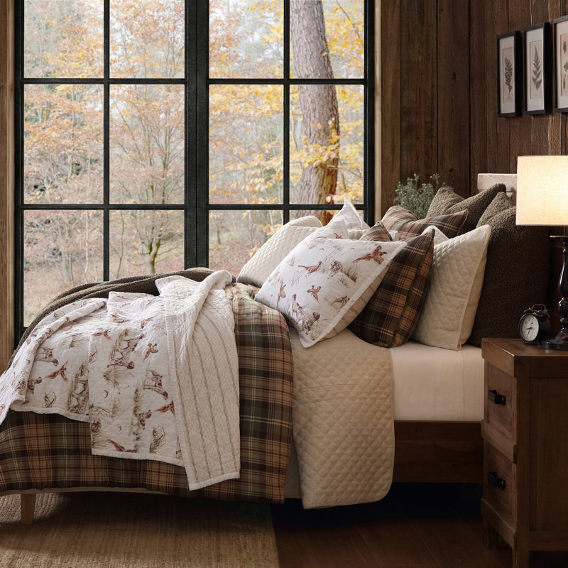 Ensemble de courtepointe réversible Hunt West, Queen & 2 Standard Shams