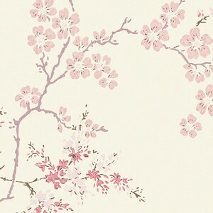 Graham & Brown Laura Ashley Oriental Blossom Wallpaper Roll & Reviews ...