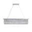 Lustre en cristal 8 lumières K9 à finition chromée - Luminaire suspendu multicouche pour salle à manger-1308197507