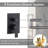 Modern Matte Black Shower Faucets & Systems, Durable All-metal Design