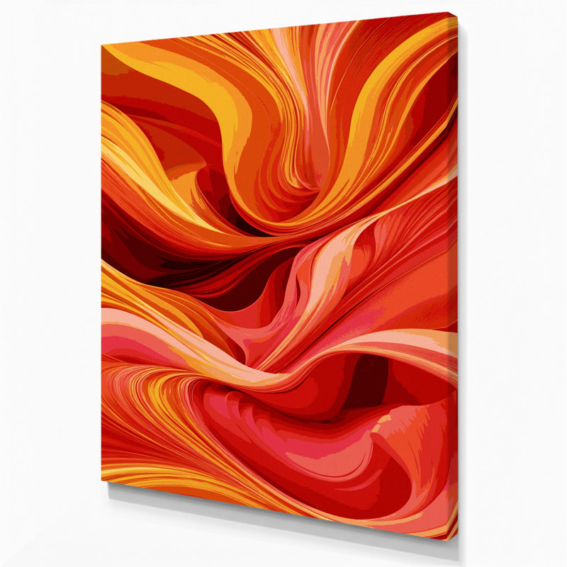 Art numérique sur toile, abstraction numérique 1, H 16 po x l 20 po