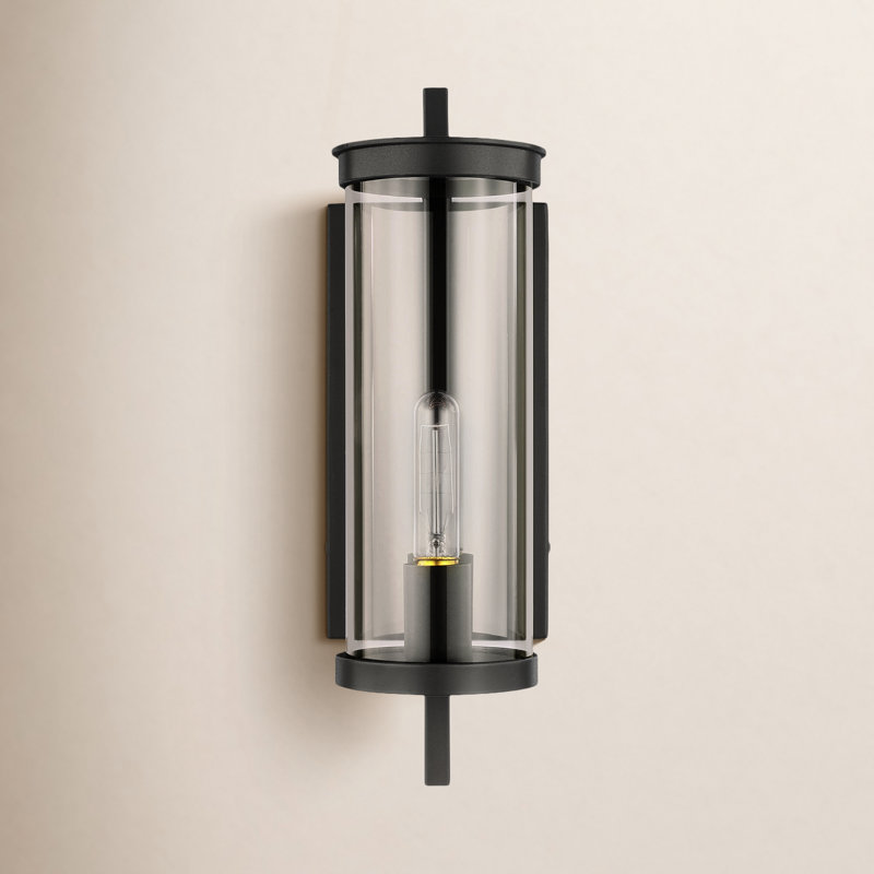 Latte Makenzie Wall Light, 16.75" H x 5" W x 7.25" D