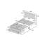 Charcoal Corduroy Queen Bed, Stable Support Legs, Underbed Storage Option Size Platform Charcoal, Covered, Drawer