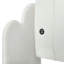 Grand lit plateforme tapissier avec 4 tiroirs et 2 ports USB, beige