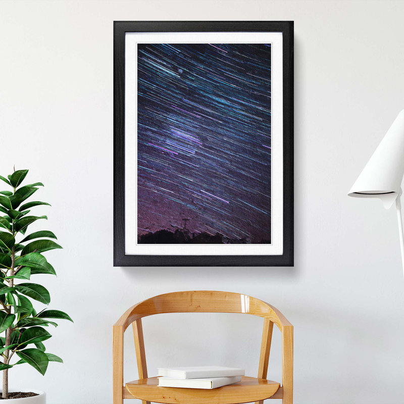 Stars over Spain - Framed Print, Black Framed, 65cm H x 48cm W x 2cm D