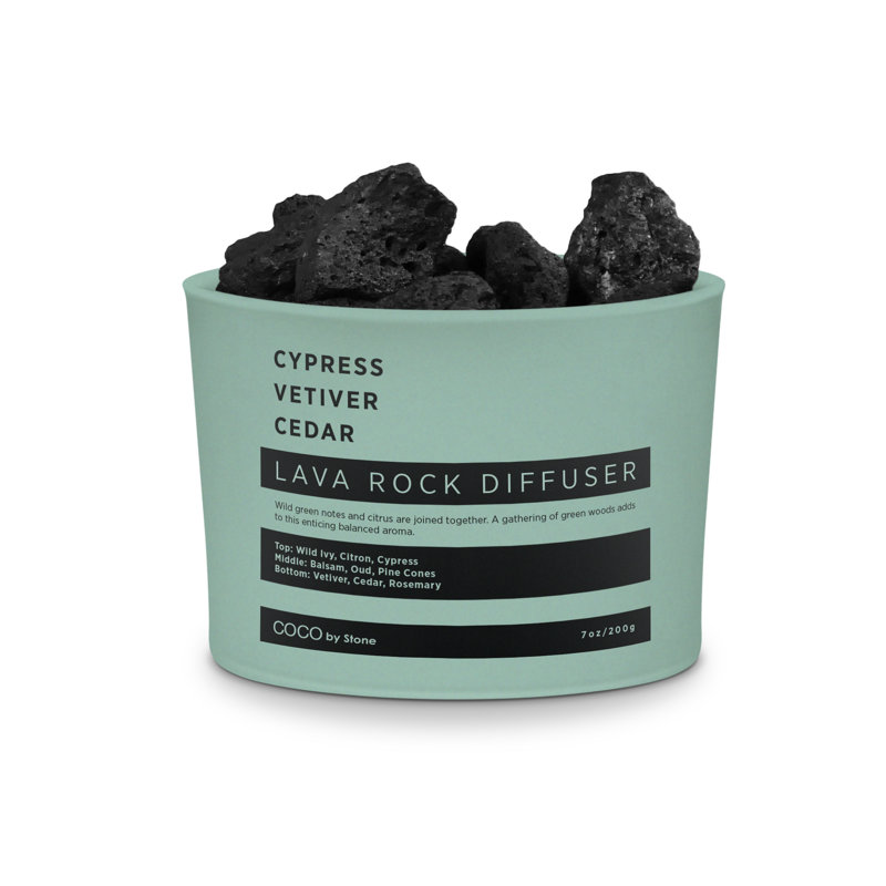 Lava Rock Diffuser - Cypress | Vetiver | Cedar