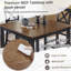 Ensemble de table de salle à manger 5 pièces à hauteur de comptoir avec 4 chaises pour petit espace, cuisine, salle à manger