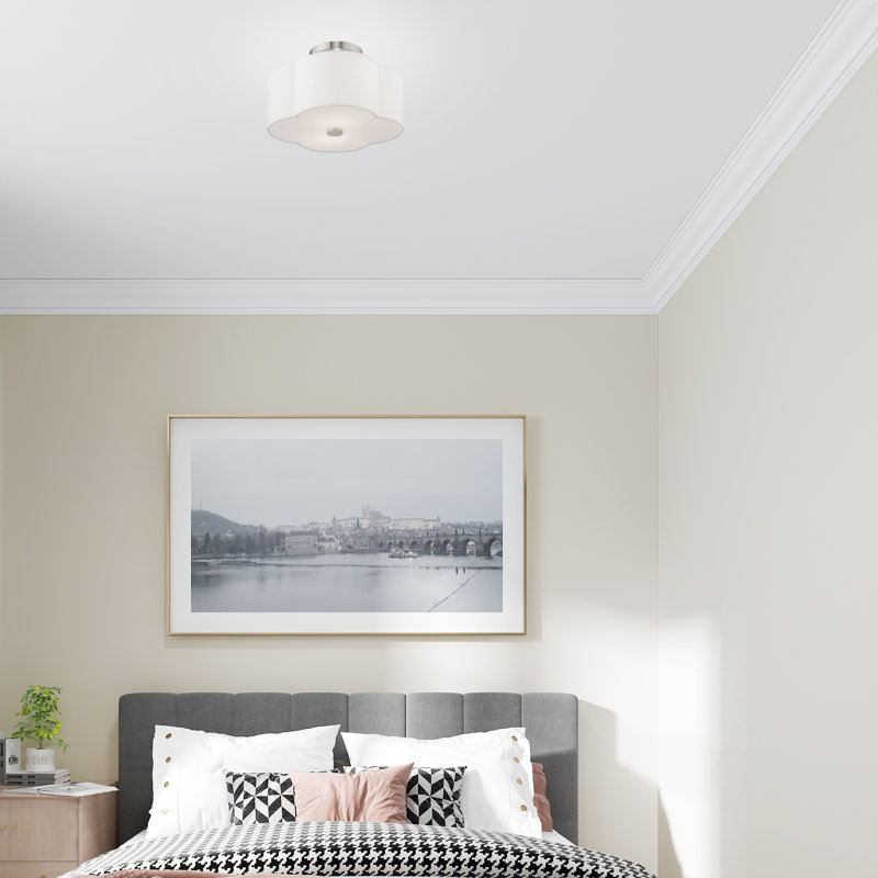 Vino Semi Flush Mount, 8.5" H x 13" W x 13" D