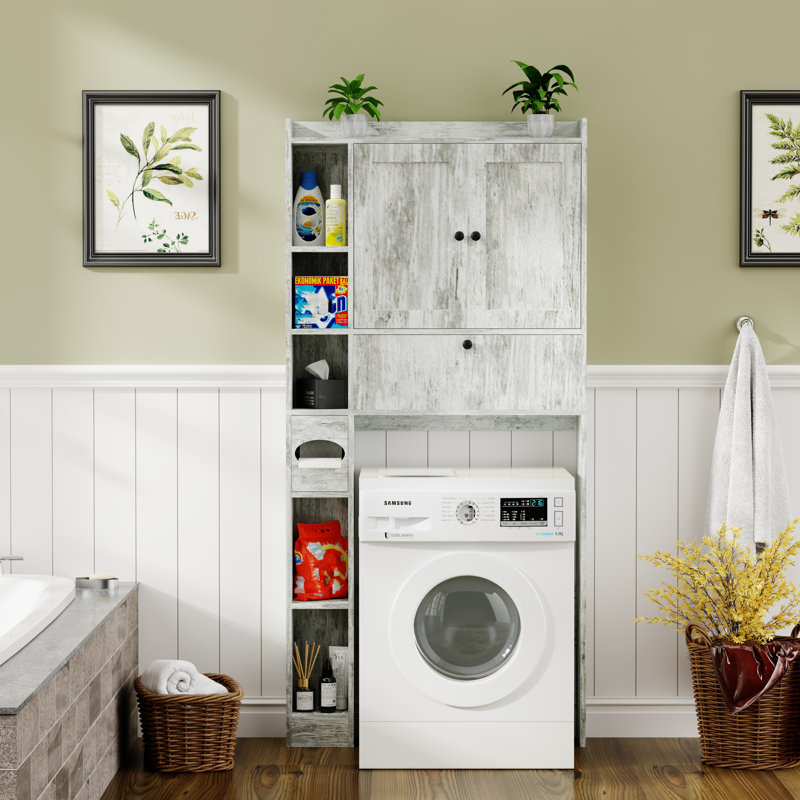 Rangement au-dessus de la toilette, Gris
