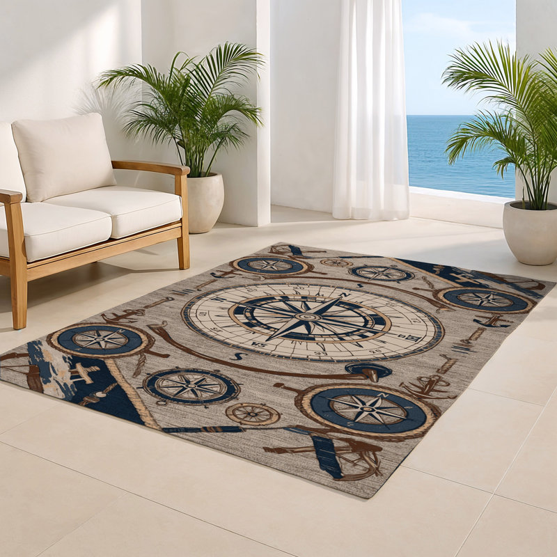 Tapis intérieur et extérieur gris Transport, Rectangulaire 2 pi x 3 pi