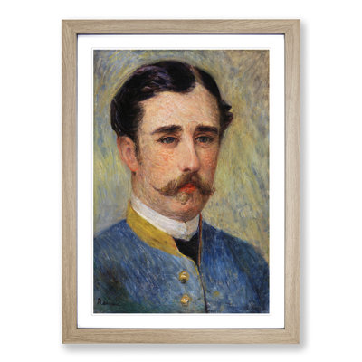 Portrait of a Man by Pierre-Auguste Renoir - Framed Print
