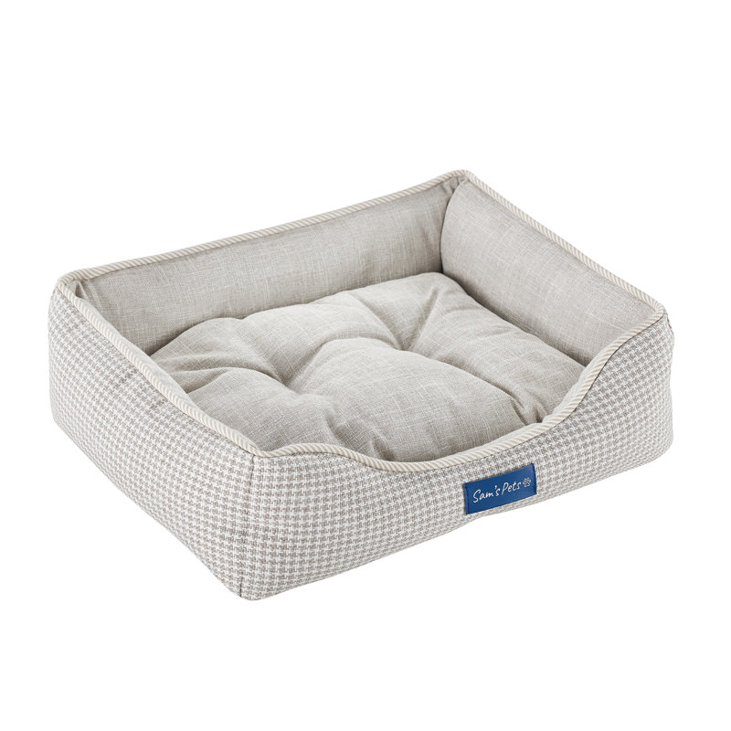 Sam's Pets Arlo Dog Bed, Brown, Extra Small (18.5" W x 15.35" D x 4.72" H)