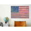 « flags u.s.a. grunge », impression sur toile rose-1450587057