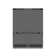 ZLINE 60 in. Panel Ready French Door Built-In Refrigerator with Graphite Gray Interior