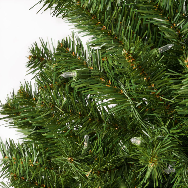 4.5' Hinged Tree With 200 Clear Lights-UL