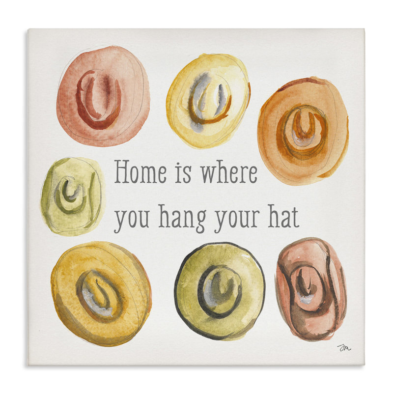 «Hang Your Hat Expression» par Jessica Mingo, H 17 po x l 17 po