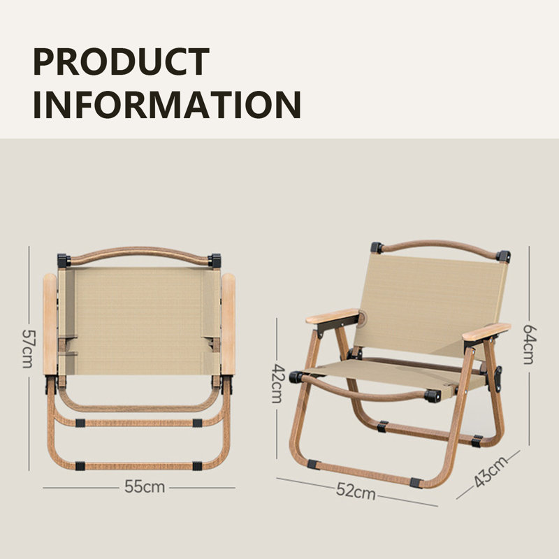 Chaise d'extérieur pliante