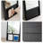 Rectangle Solid Wood+Metal Full Length Mirrors-1985614655