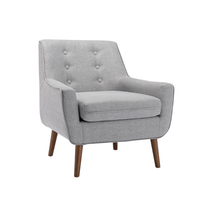 Fauteuil Firminia, Mélange de polyester gris