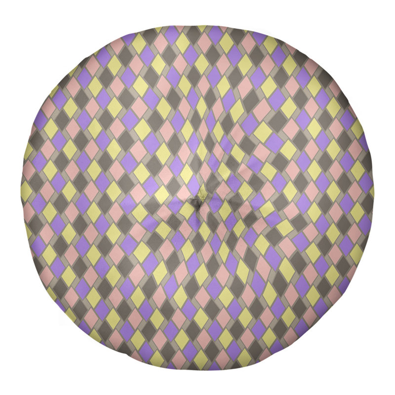 Coussin de sol Katelyn Elizabeth, 26 po x 26 po, Brun