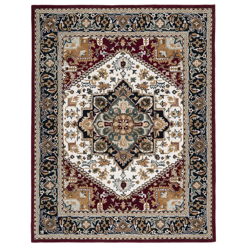Wahcheechee Hand Tufted Wool Oriental Rug, Rectangle 10' x 14'