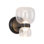 Sutton 8-in Black dimmable LED Bathroom Vanity Light