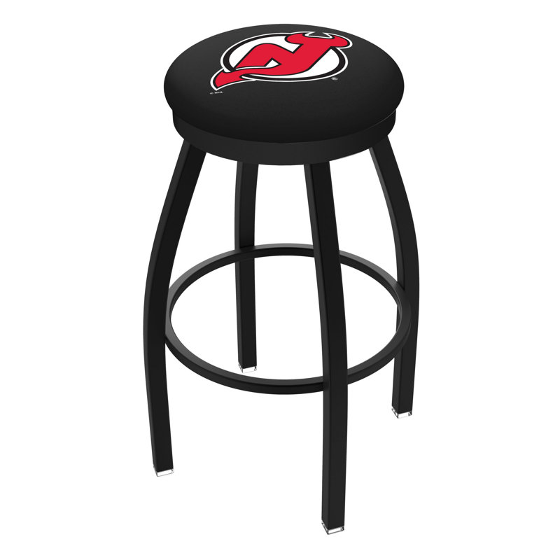 Tabouret pivotant très haut NHL, New Jersey Devils, Noir, Très grand (siège d'une hauteur de 36 po)