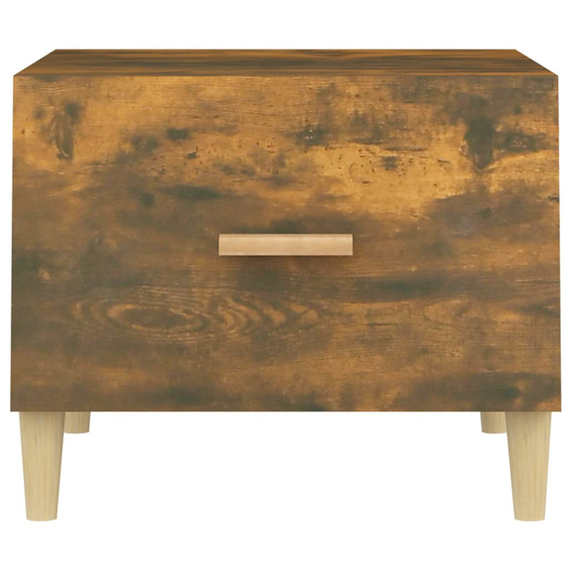 Laryiah Four Leg Coffee Table with Storage, Light Brown