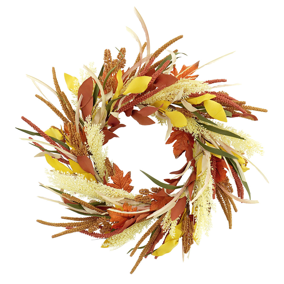 Handcrafted Faux 22'' Wreath Ophelia & Co.