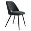 Fabric Upholstered Dining Chair with Open Back-1424462138