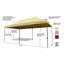 6m x 7.62m Steel Pop-Up Gazebo-69379120