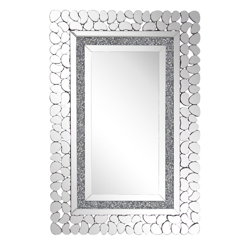 Rossi Wood Flat Wall Mirror